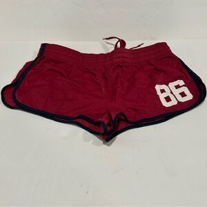 Victoria's Secret Pink Woman’s Micro Sport shorts, Red, Sz Small, Y2K, Retro